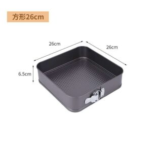 Square shaped cake pan