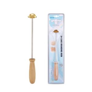 Cake branding iron with a wooden handel