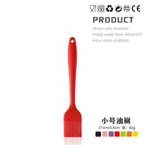 Red silicone spatula